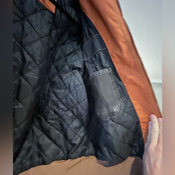 Carhartt Rework Waxed Hooded Jacket - Picture 3 of 4
